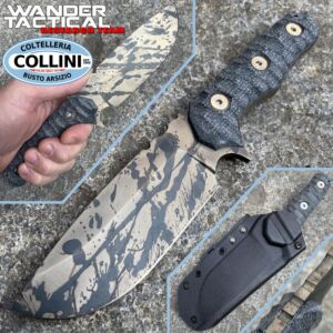 Wander Tactical - Lynx - Black Blood et Black Micarta - couteau utilitaire