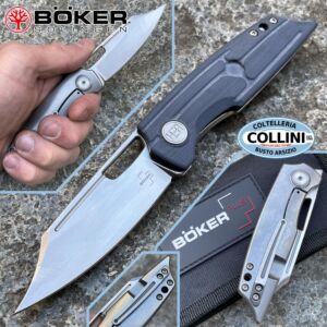 Boker Plus - Couteau HEA Hunter - Bleu G10 - Acier D2 - 01BO193 - couteau