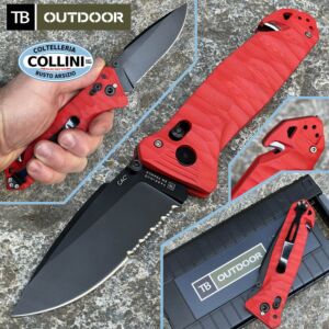 TB Outdoor - C.A.C. couteau G10 Rouge - Armée Française - 11060046 - couteau tactique polyvalent