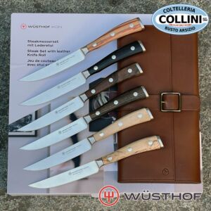 Wusthof Germany - Ikon series - set de couteaux à steak forgés 6 pièces - 1060560601 - couteaux de table