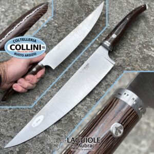 Laguiole en Aubrac - couteau de chef 25cm - Série Gourmet - Wengé - couteau de cuisine