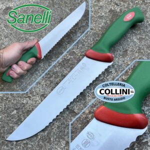 Sanelli Premana - Couteau français dentelé 22cm - 1036.22 - Couteau de cuisine