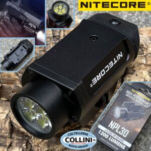 Nitecore - NPL30 Weapon Light 1200 lumens et 113 mètres - Lampe torche LED pour pistolet