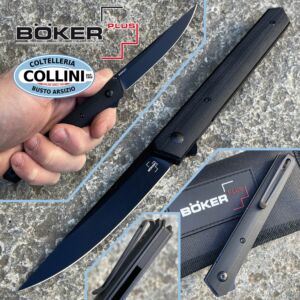 Boker Plus - Kwaiken Air G10 Black par Lucas Burnley - 01BO339 - couteau