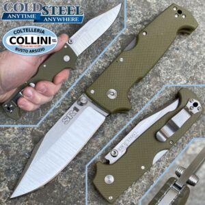 Cold Steel - couteau SR1 Clip Point - S35VN - 62L OD Green G10 - couteau pliant