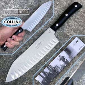 MaglioNero - Ligne Iside - Santoku 17cm - IS5517 - couteau de cuisine