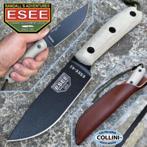 ESEE Knives -  Model 4HM Modified Handle - Etui en cuir - Couteau