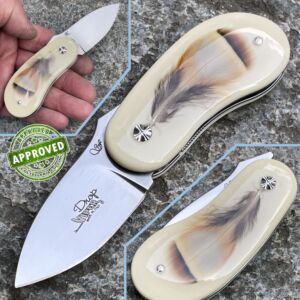 Viper - Drop Knife - Plume de Perdrix par Silvestrelli - 5700INPN - COLLECTION PRIVEE - couteau
