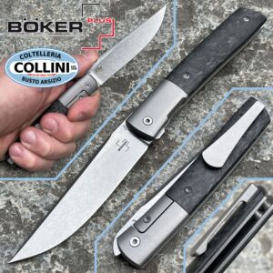 Boker Plus - Urban Trapper Premium Carbon Fiber par Brad Zinker - 01BO613 - couteau pliant