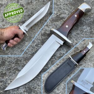 Buck - 124 Frontiersman Pakkawood 1984 - COLLECTION PRIVEE - couteau