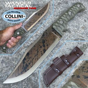 Wander Tactical - Couteau Dimorphodon Rambo - Black Blood & Black Micarta - Edition Limitée