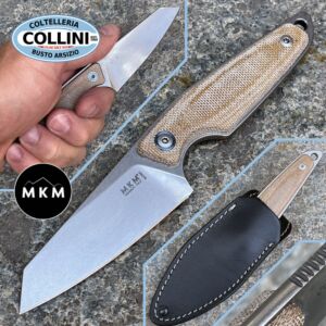 MKM & Mercury - couteau Makro 2 Sheepsfoot by Vox - Micarta naturel - MK MA02-NC - couteau de sport