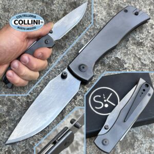 Sandrin knives - Couteau Monza Zirconium - Verrouillage du recul - Lame en carbure de tungstène - couteau