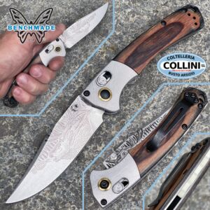 Benchmade - Mini Crooked River - 15085-2201 - Edition limitee Bull Elk - couteau