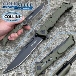 Cold Steel - Luzon Black & OD Green - Medium Flipper - 20NQL-ODBK - couteau