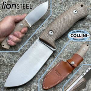 Lionsteel - Couteau M3 - Micarta Naturel - Acier Niolox - M3CVN - couteau