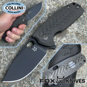 Fox - Core couteau par Vox - FX-604CF - Elmax - Fibre de carbone - couteau