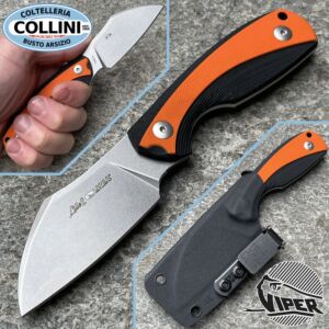 Viper - Lille 2 Fixed Knife by Vox - Elmax Orange/Black G10 - VT4024GBO - couteau