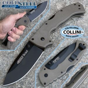 Cold Steel - 4 Max Scout - Flat Dark Earth and Black Blade - 62RQ-DEBK - couteau pliant