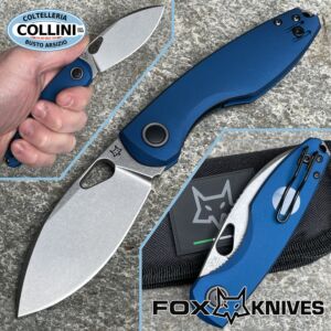 Fox - Couteau Chilin par Vox - FX-530ALBL - N690Co - Blu Aluminium - couteau