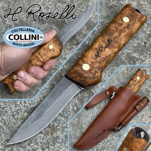 Roselli - Heimo 4” Bushcraft edition pleine soie - R42 - couteau artisanal