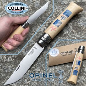 Opinel - N°08 Ski Courchevel Meribel 2023 - Edition Limitée - 025747 - Couteau