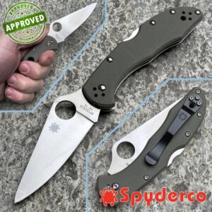 Spyderco - Delica 4 - G10 Foliage Green - C11GPFG - COLLECTION PRIVEE - couteau