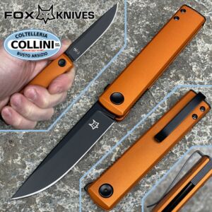 Fox - Chnops by Gobbato - FX-543ALG - Becut et Aluminium Orange - couteau