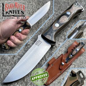 Bark River - Bravo 1 Field Knife - Mil-Spec - Camo G-10 - COLLECTION PRIVÉE - couteau