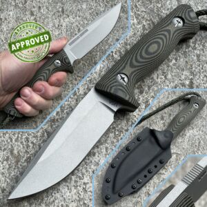 Treeman Knives - Recon Hunter Knife - Green G-10 - COLLECTION PRIVÉE - couteau