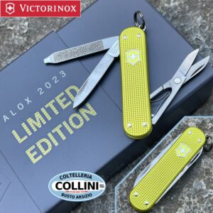 Victorinox - Classic Alox - Electric Yellow - Edition limitee 2023 - 0.6221.L23 - couteau utilitaire