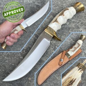 Jimmy Lile - 1989 Grave' Stag Skinner Modele 2 - COLLECTION PRIVEE - couteau de chasse artisanal