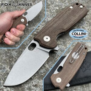 Fox - Core by Vox - FX-604MBR - Elmax & Brown Micarta - couteau - Made in Italy