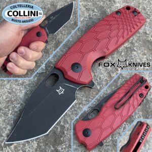 Fox - Couteau Core Tanto by Vox - FX-612RB - Top Shield noir - Rouge - couteau