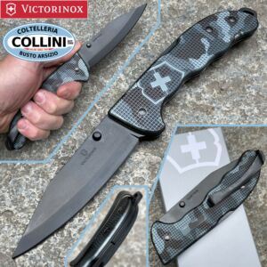 Victorinox - Couteau Evoke BSH Alox - Camouflage Marine - 0.9425.DS222 - couteau