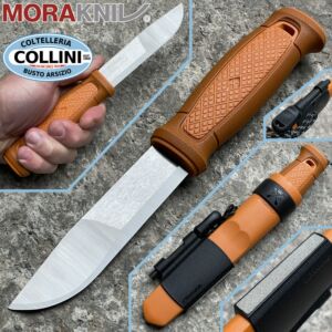 MoraKniv - Couteau Kansbol avec kit de survie - Orange brûlée - couteau d'extérieur