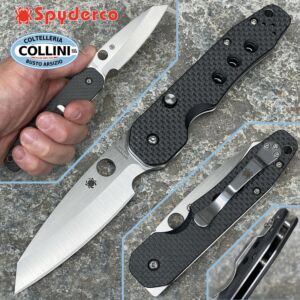 Spyderco - Kevin Smock Knife C240CFP - S30V - Fibre de carbone/G10 - couteau de collection
