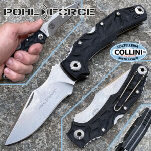 Pohl Force - Bravo One Classic - Black Two Tone ATS-34 - 1076 - couteau