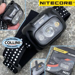 Nitecore - NU31 - Gris ardoise - Lampe frontale rechargeable par USB - 550 lumens et 145 metres - Torche Led