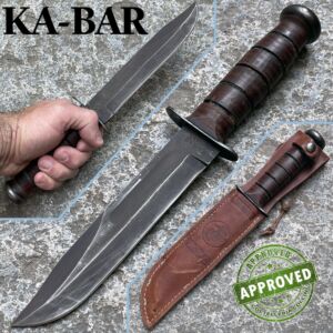 Ka-Bar - Vintage '80s - USMC Fighting Knife - 1217 - USED - couteau