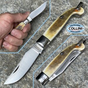 Conaz Consigli Scarperia - couteau Zuava 16 cm corne de bœuf brut 50307 - couteau