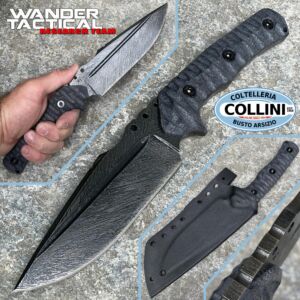 Wander Tactical - Bad Medicine - Stone Edge & Black Micarta - couteau artisanal