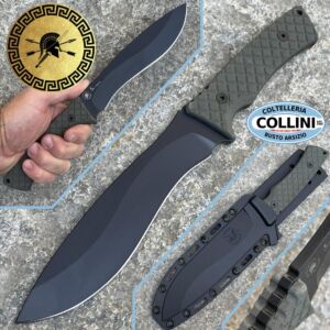 Spartan Blades - Couteau Machai Vert - Lame Fixe Pro Grade- SBSL002BKGR - Couteau