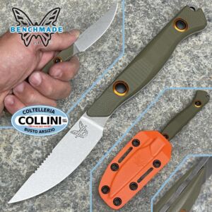 Benchmade - Flyway - Couteau de chasseur de petit gibier - CPM-S90V & OD Green G10 - 15700-01 - couteau