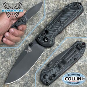 Benchmade - Mini Freek - Cerakote CPM-M4 & Black/Gray G10 - 565BK-02 - couteau