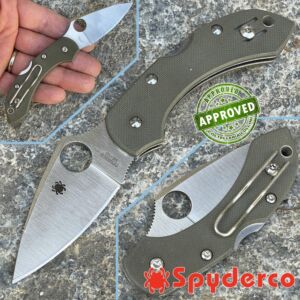 Spyderco - Dragonfly G-10 Foliage Green - COLLECTION PRIVÉE - C28GPFG - couteau