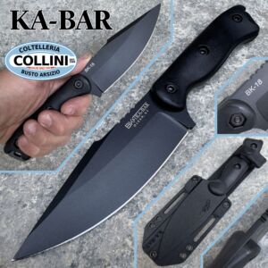 Ka-Bar BK&T - Couteau de Survie Becker Harpoon Noir - BK18BK - couteau