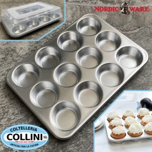 Nordic Ware - Moule pour 12 muffins avec couvercle
