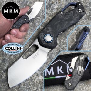 MKM - Isonzo Cleaver by Vox - M390 & Marble Carbon Fiber - FX03M-2CM - couteau