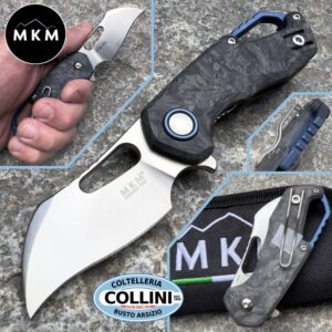 MKM - Isonzo Hawkbill by Vox - M390 & Marble Carbon Fiber - FX03M-1CM - couteau